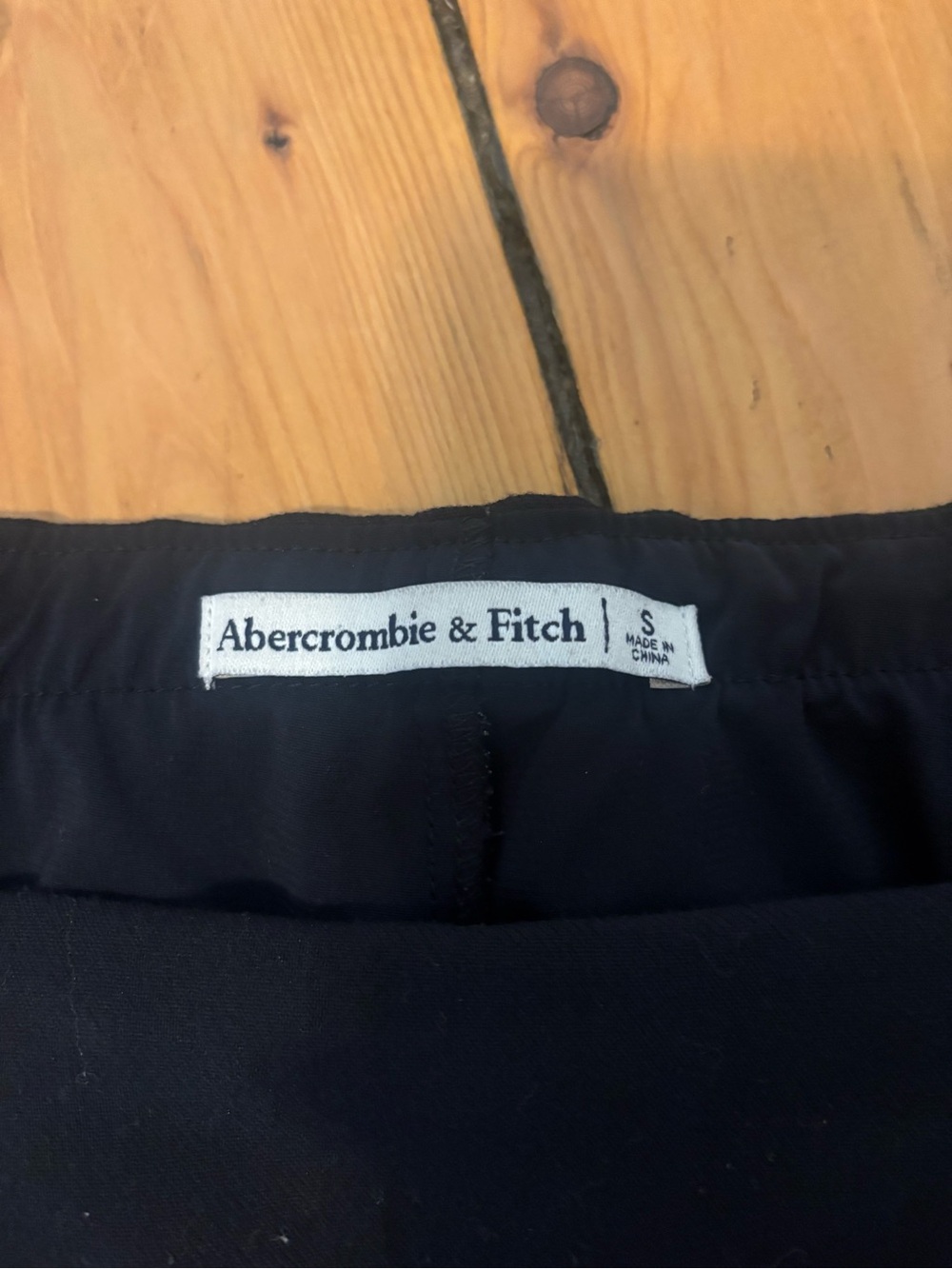 Abercrombie & Fitch Black Mini Skort